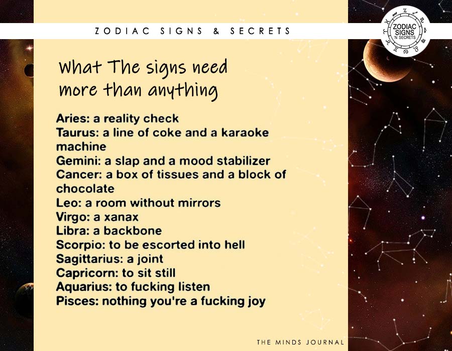 What The Signs Need More Than Anything
