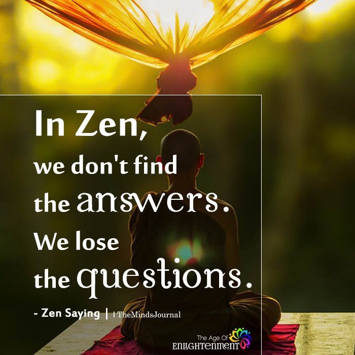 Zen Sayings About Life