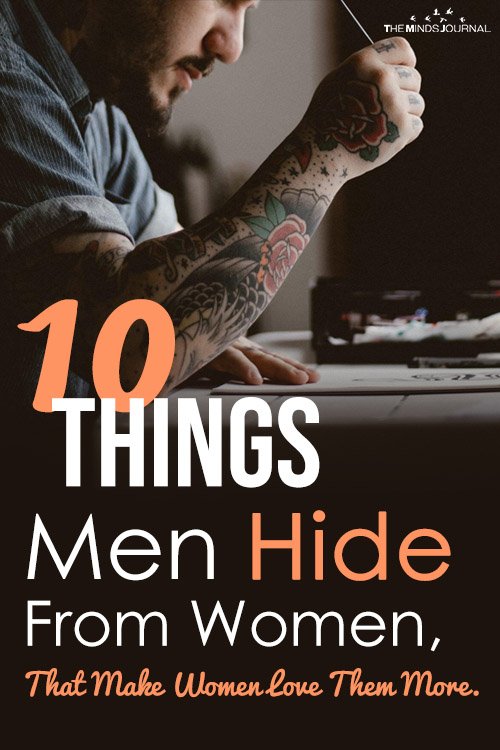 10 Things Men Hide From Women pin
