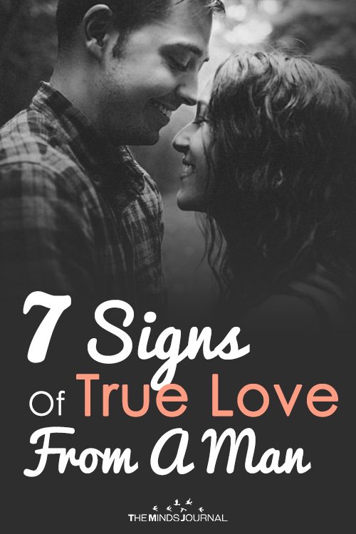 7 Signs Of True Love From A Man pin