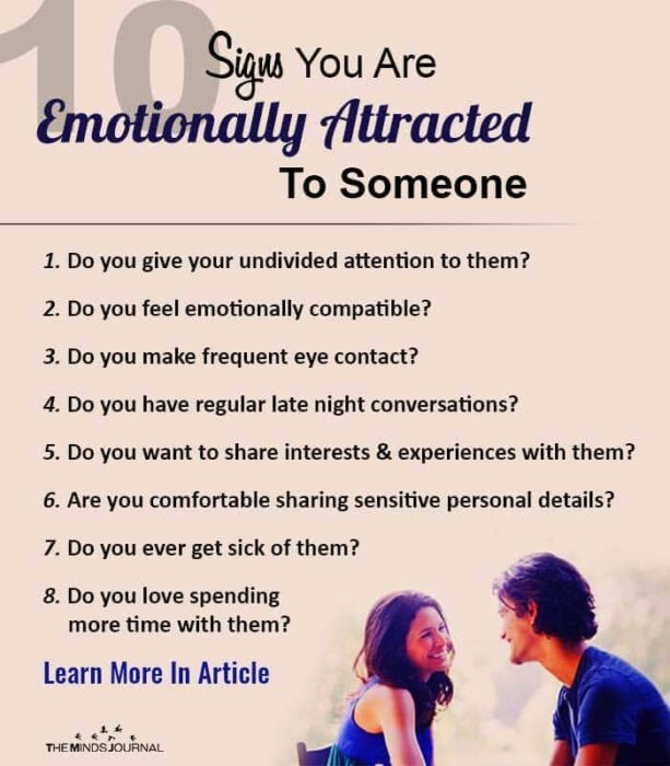 Honest Signs Emotional Attraction