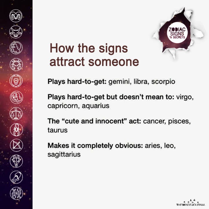 How The Signs Attract Someone