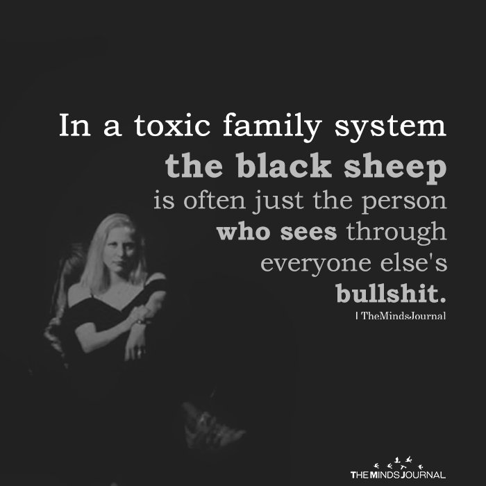 Black sheep in the family