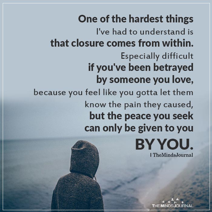 one of the hardest things