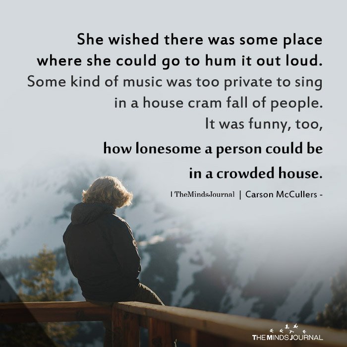 She wished there was some place
