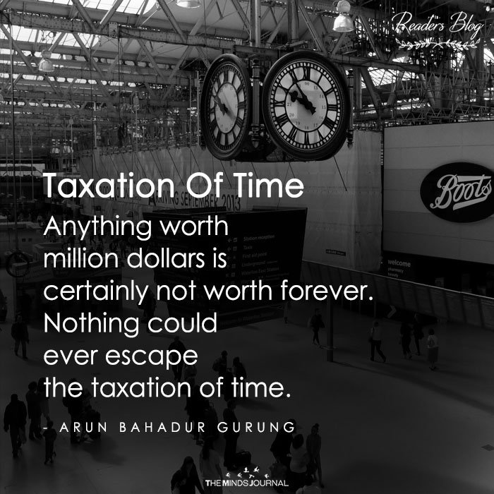 Taxation Of Time