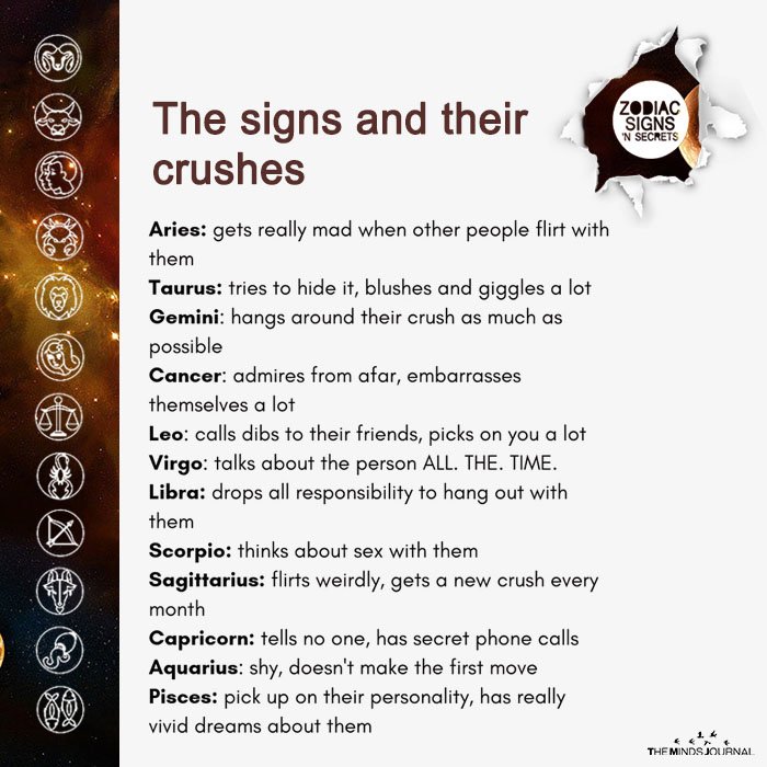 The Signs And Their Crushes