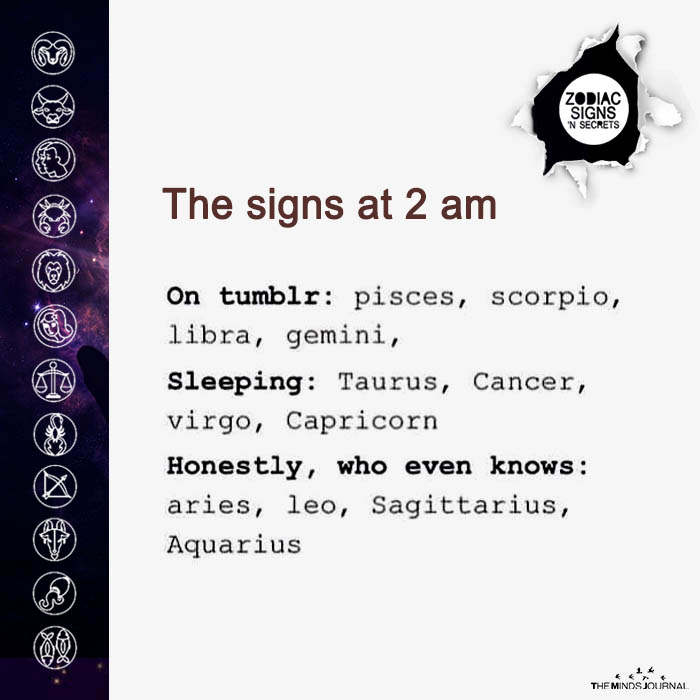 The Signs At 2 AM