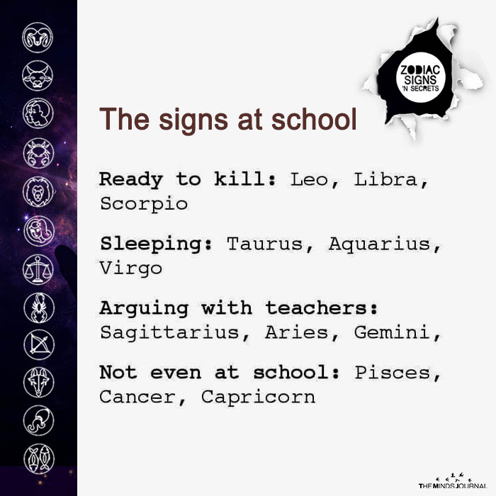 The Signs At School