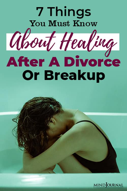 Things Healing After Divorce Breakup pin