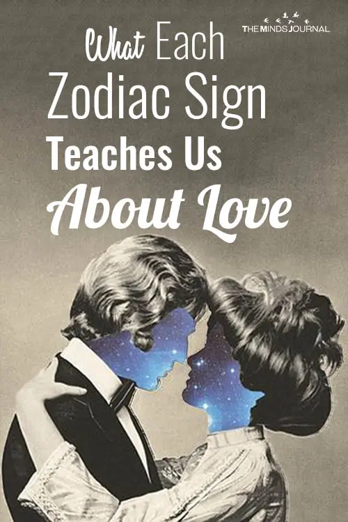 What Each Zodiac Sign Teaches Us About Love pin