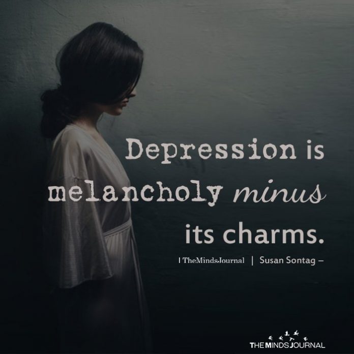 Depression Is Melancholy Minus Its Charms