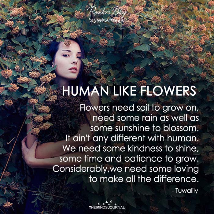 HUMAN LIKE FLOWERS
