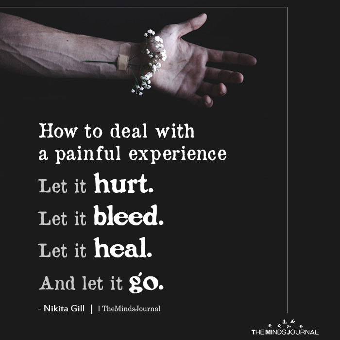 how to deal with a painful experience