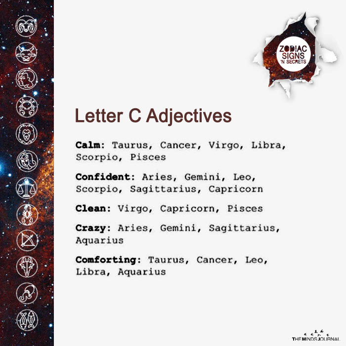 Letter C Adjectives
