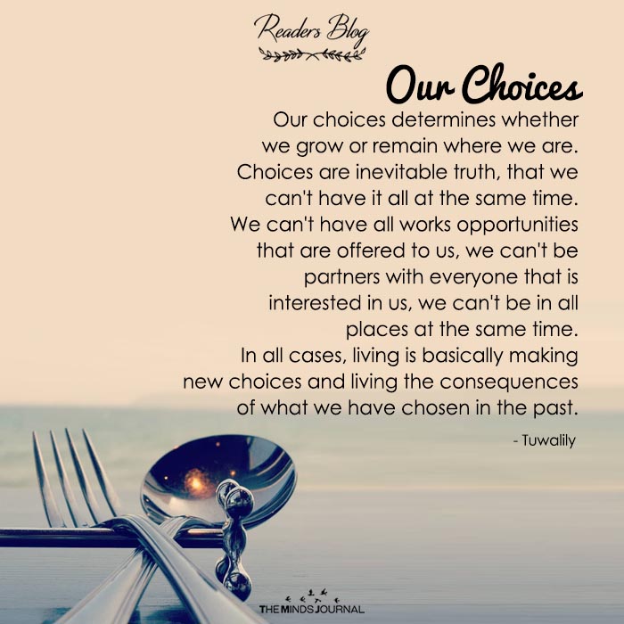 Our Choices