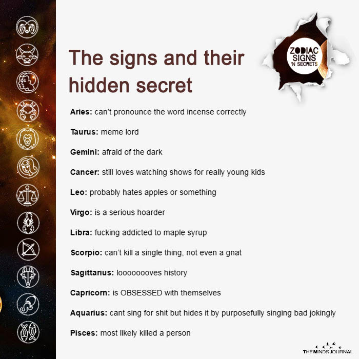 The Signs And Their Hidden Secret