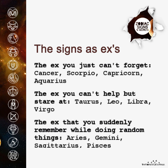 The Signs As Ex's