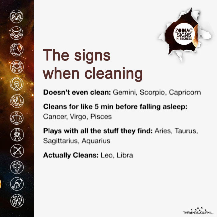 The Signs When Cleaning