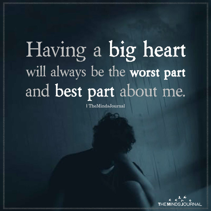 having a big heart