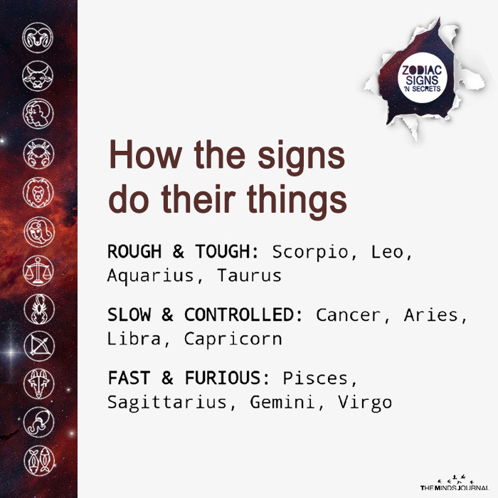 How The Signs Do Their Things