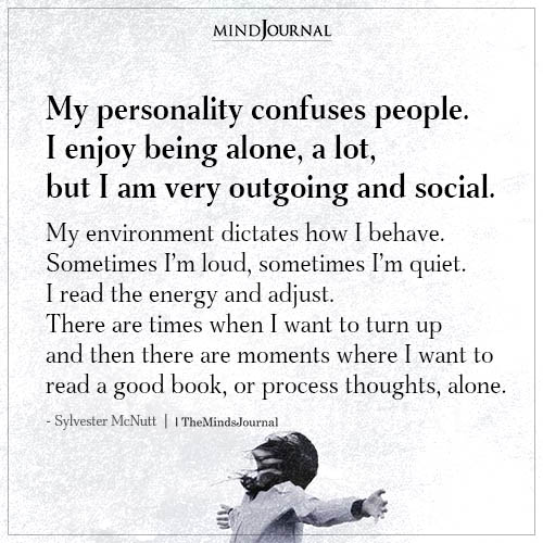 My Personality Confuses People