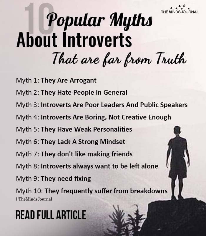 Popular Myths About Introverts