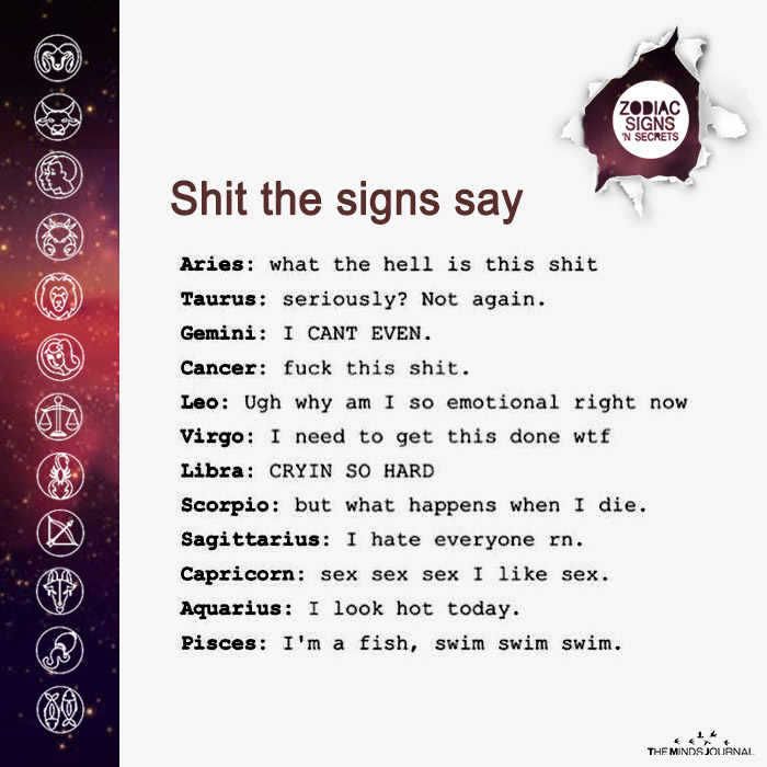 Shit The Signs Say