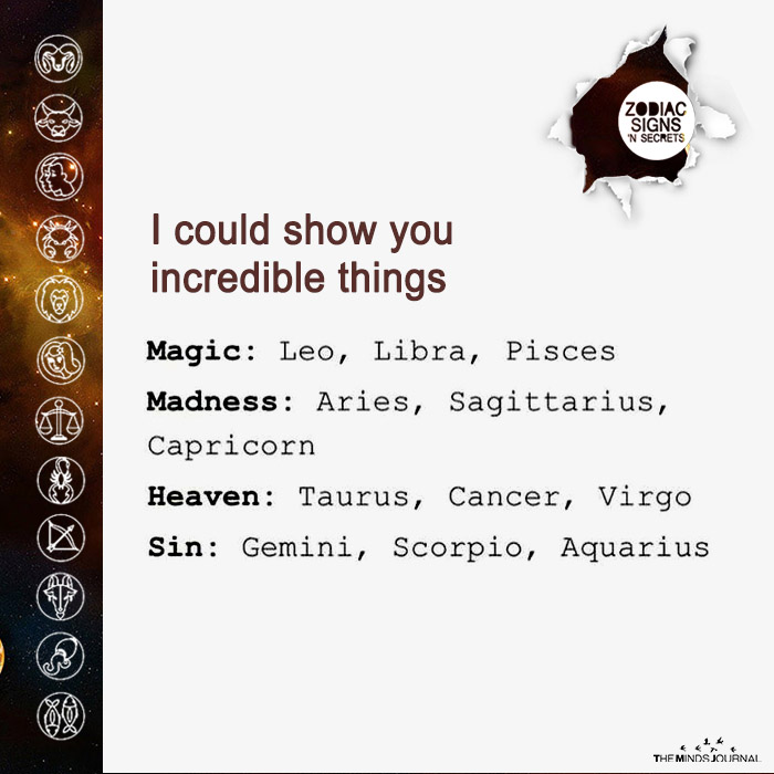 Signs Could Show You Incredible Things