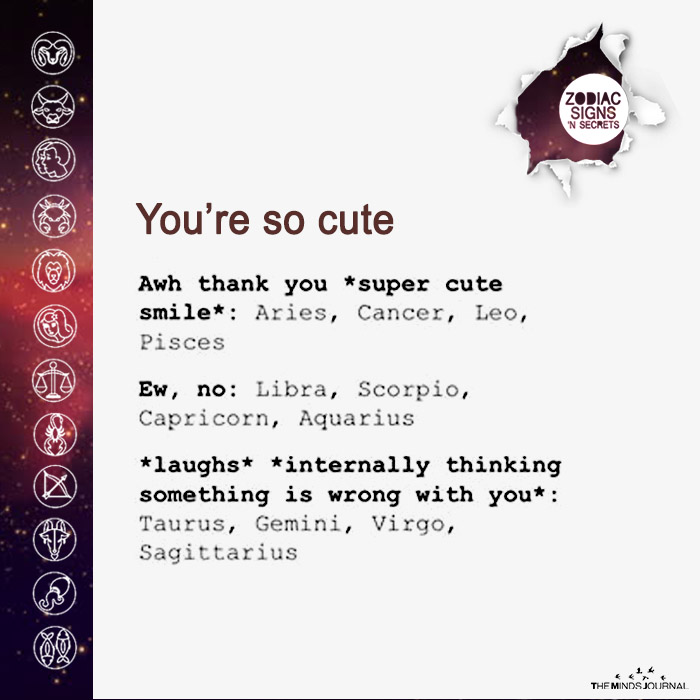 Signs On You're so cute