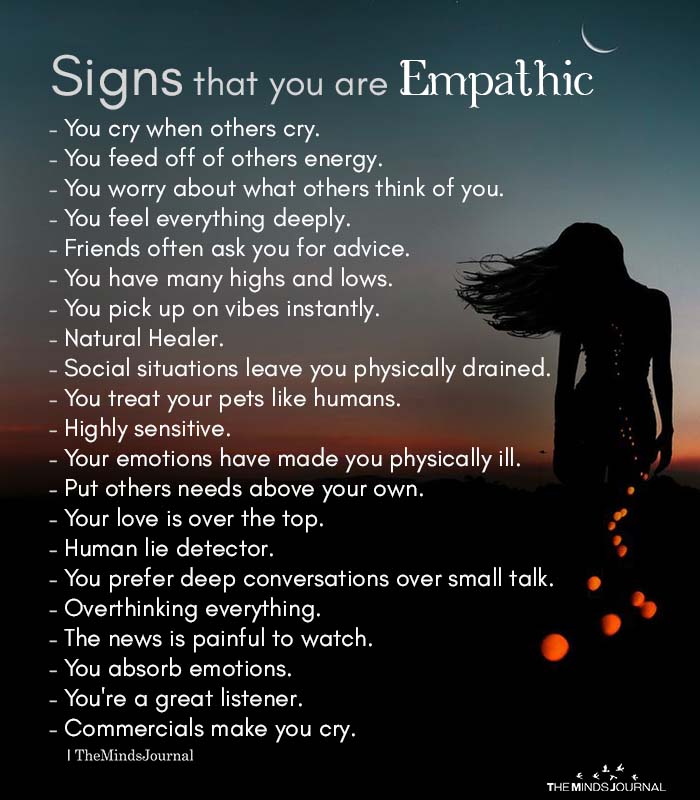 Signs that you are Empathic