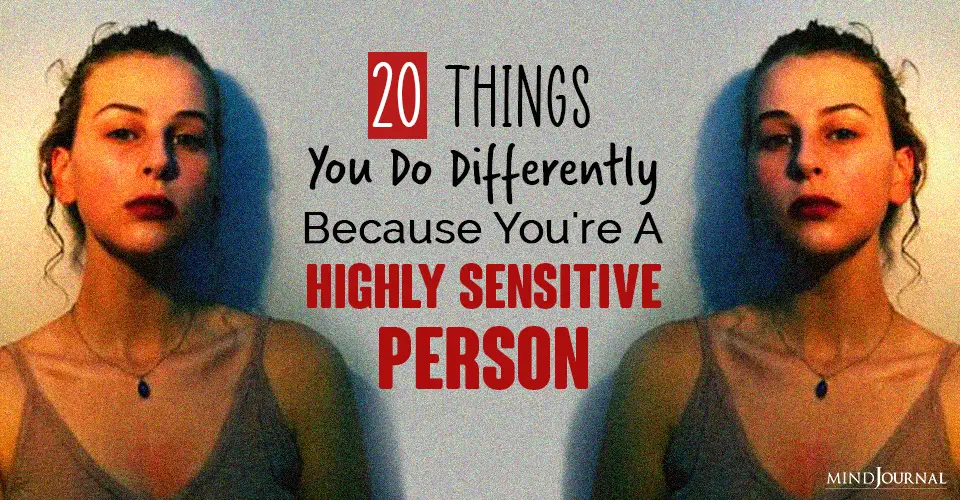 Things You Do Differently
