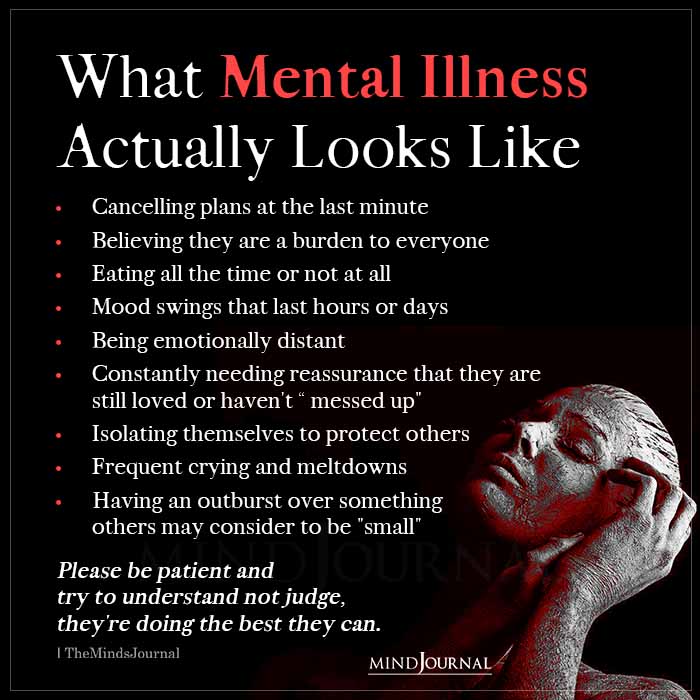 What Mental Illness Actually Looks Like