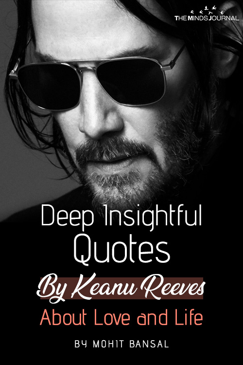 deep insightful quotes from keanu reeves pin