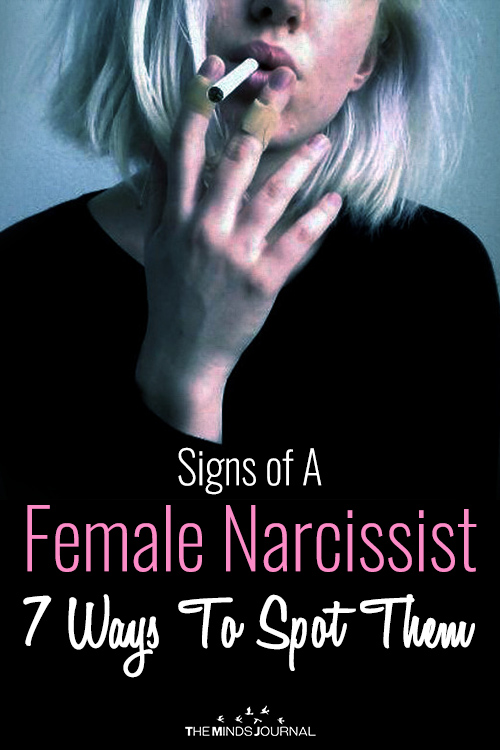 signs of a female narcissist 