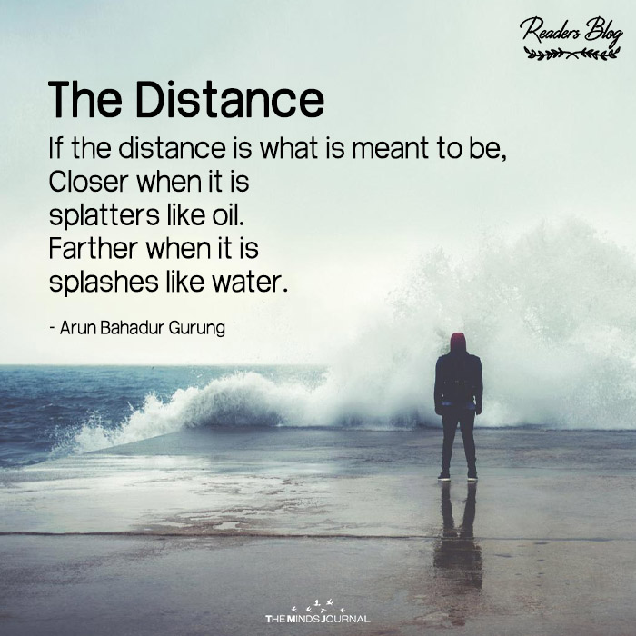 the distance