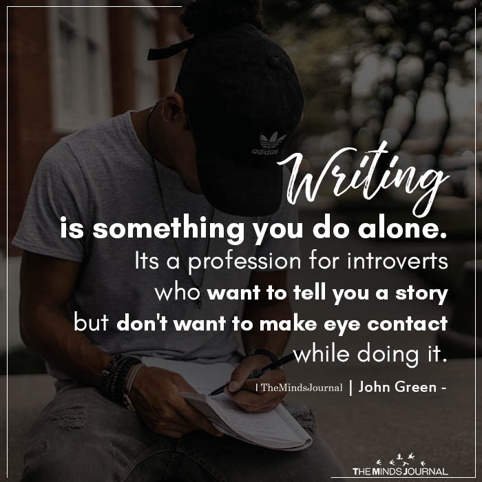 writing is something you do
