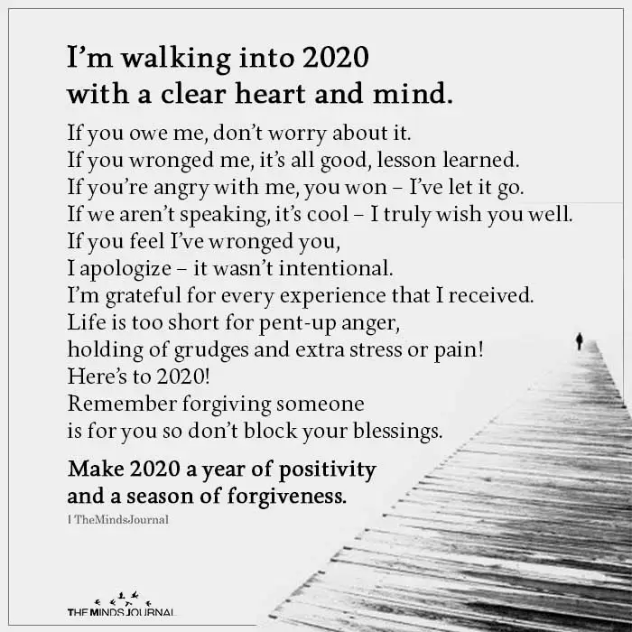 I’m Walking Into 2020
