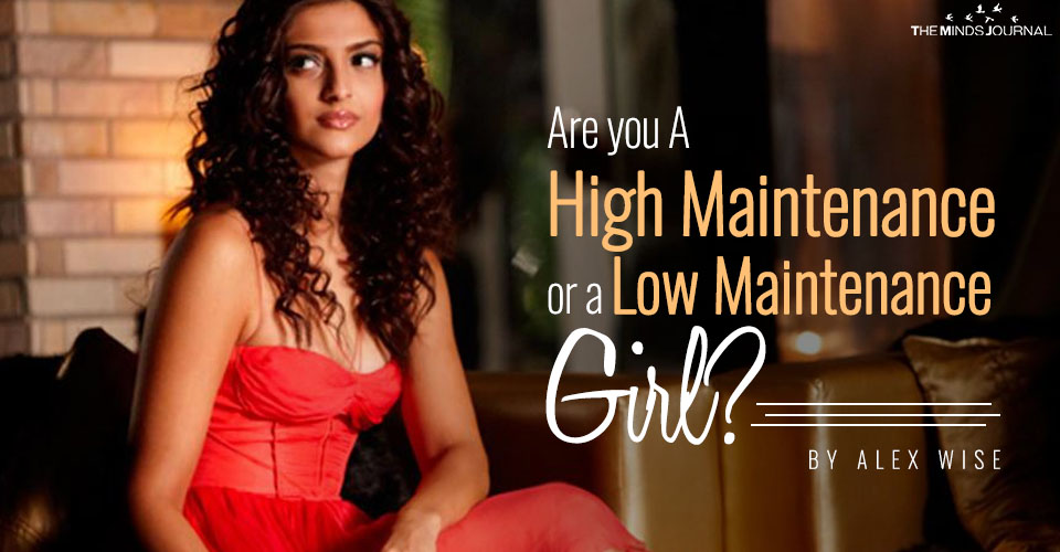 Are you A High Maintenance or a Low Maintenance Girl pin