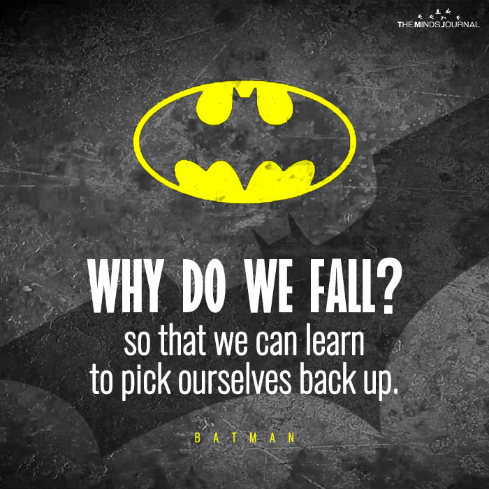 why do we fall batman quote