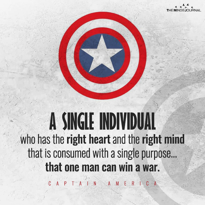 a single individual who has the right heart and the right mind