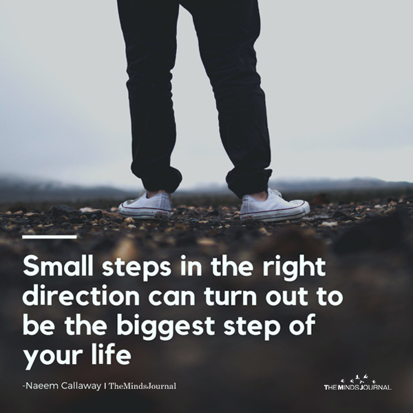 Small steps in the right direction