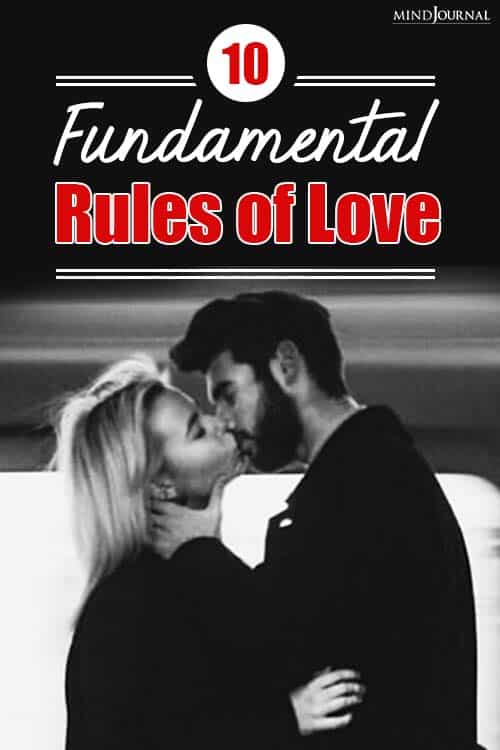 Ten Fundamental Rules of Love pin