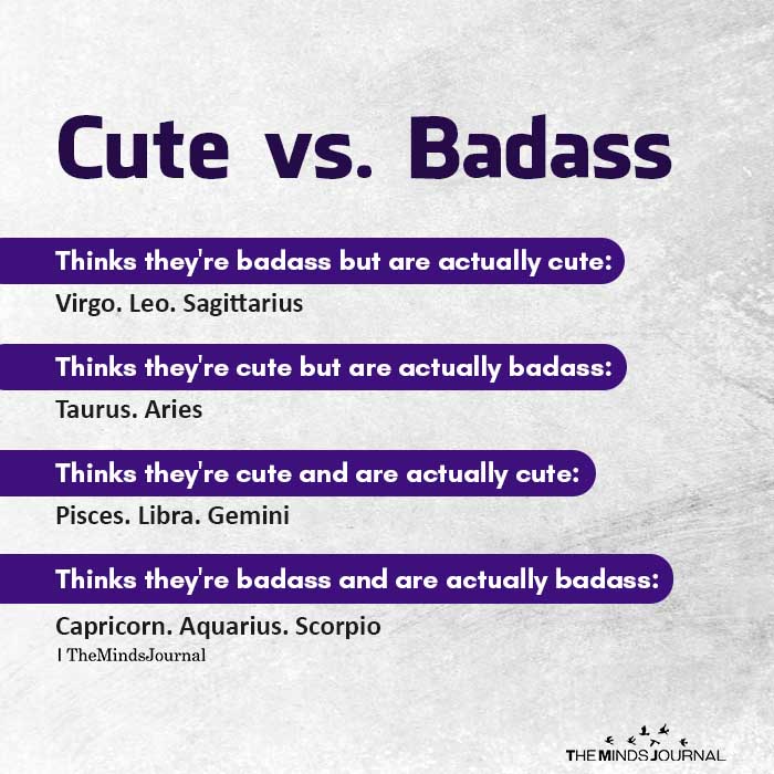 cute vs badass