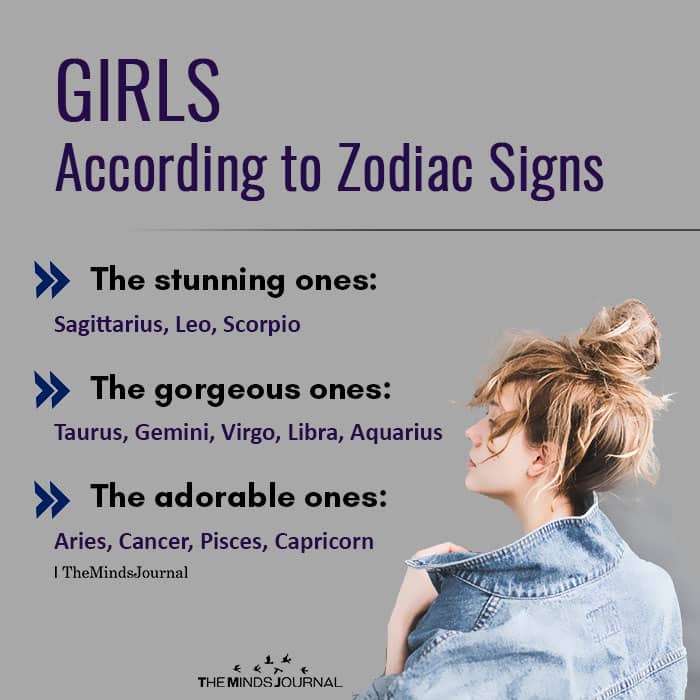 Girls According To Zodiac Signs