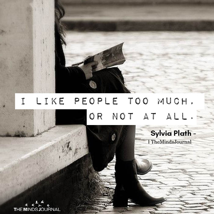 i like people too much