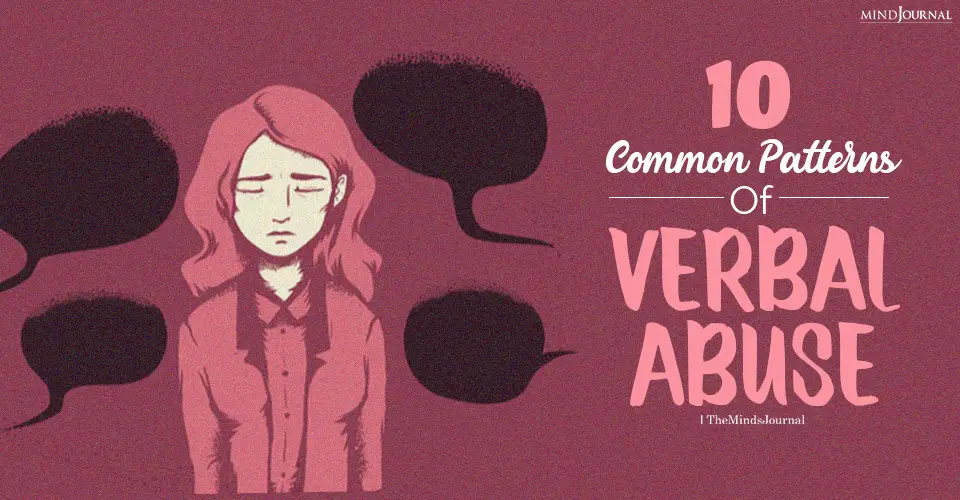 10 Common Patterns Of Verbal Abuse