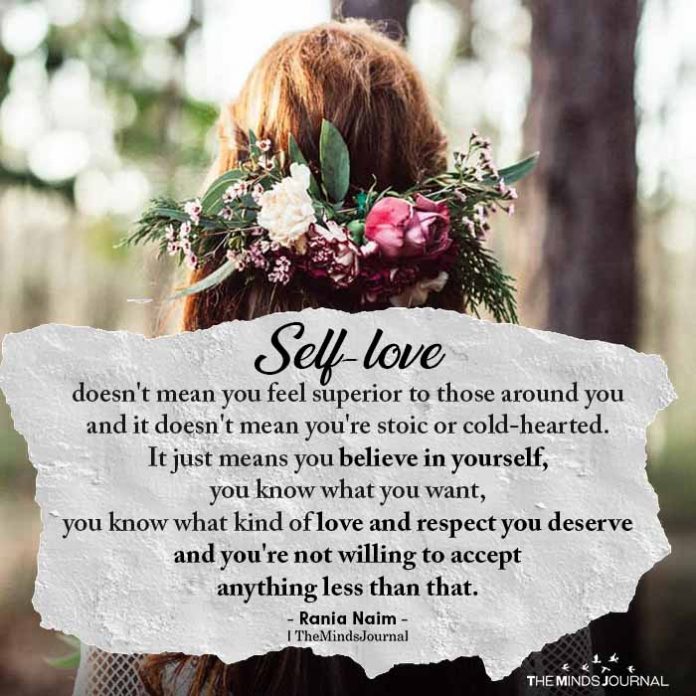Self-love Doesn’t Mean You Feel Superior