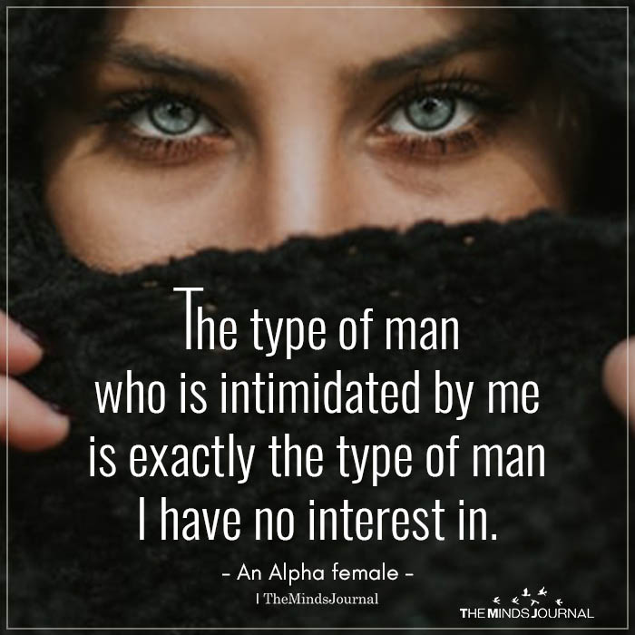 An alpha woman is the best partner
