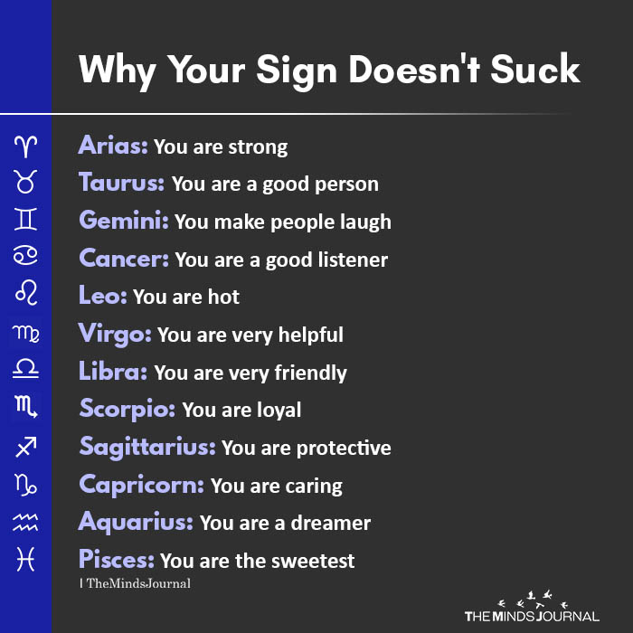 why your signs doesn't suck